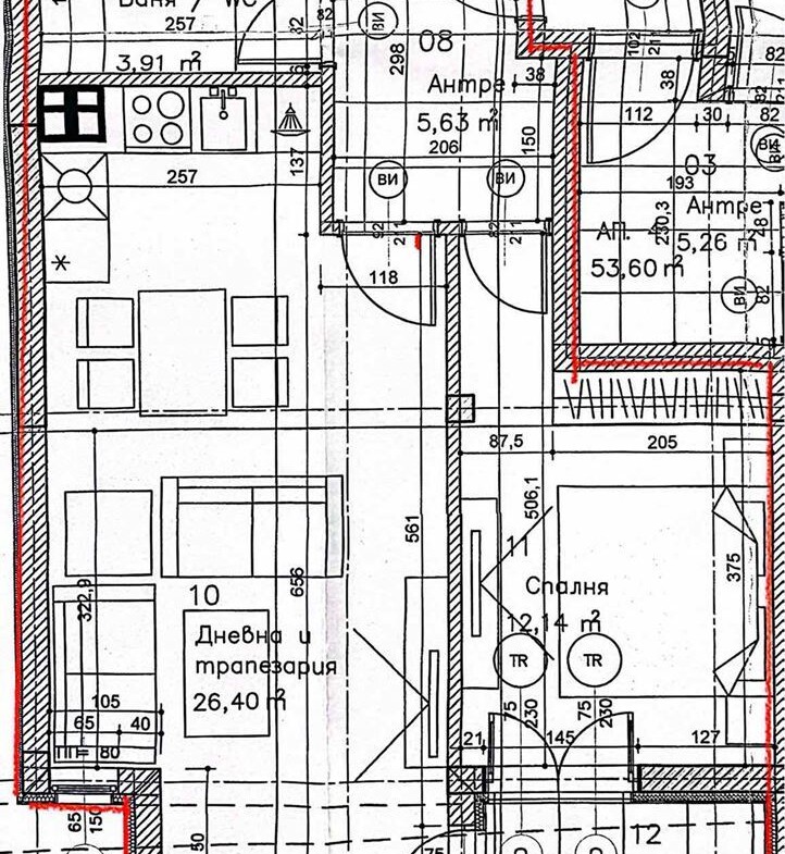 Двустаен апартамент пред АКТ 14 - кв. Коматево - 0