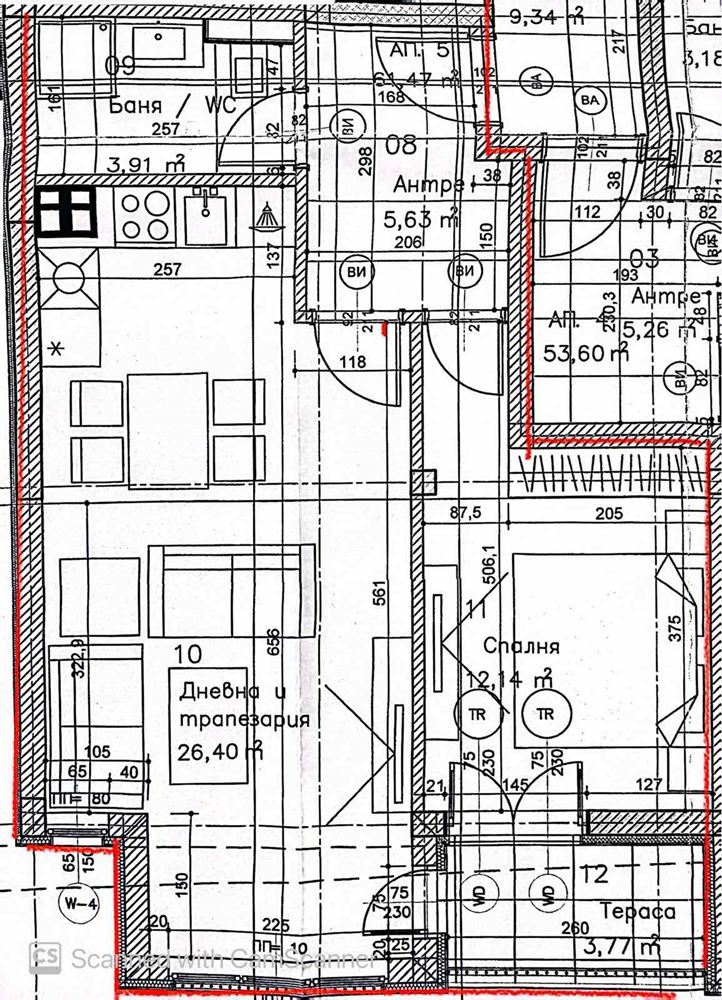 Двустаен апартамент пред АКТ 14 - кв. Коматево - 0
