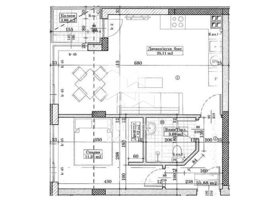 Двустаен западен апартамент в нова сграда до УМБАЛ Св.Марина - 0