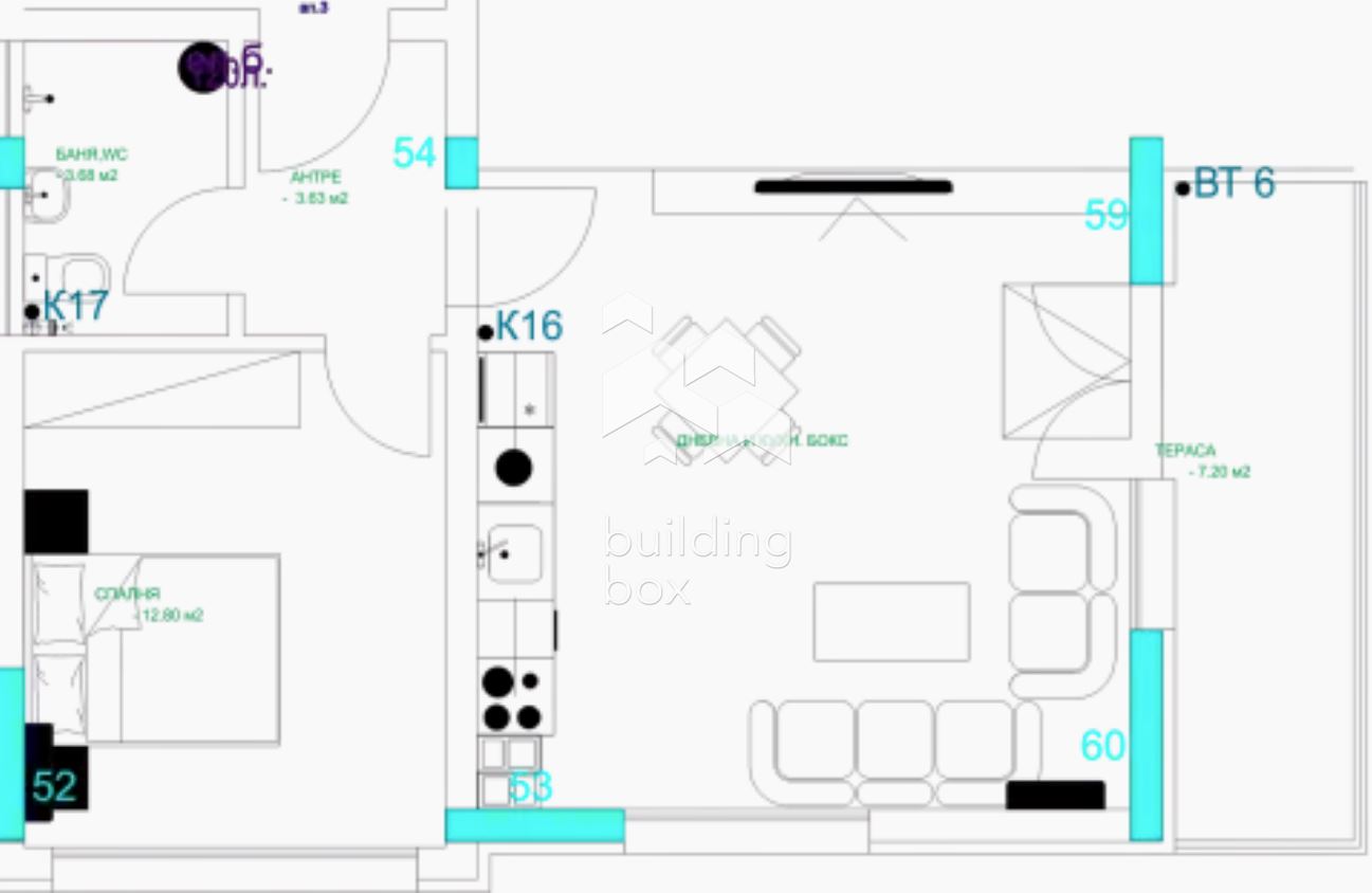 Двустаен апартамент до “Дентален университет”