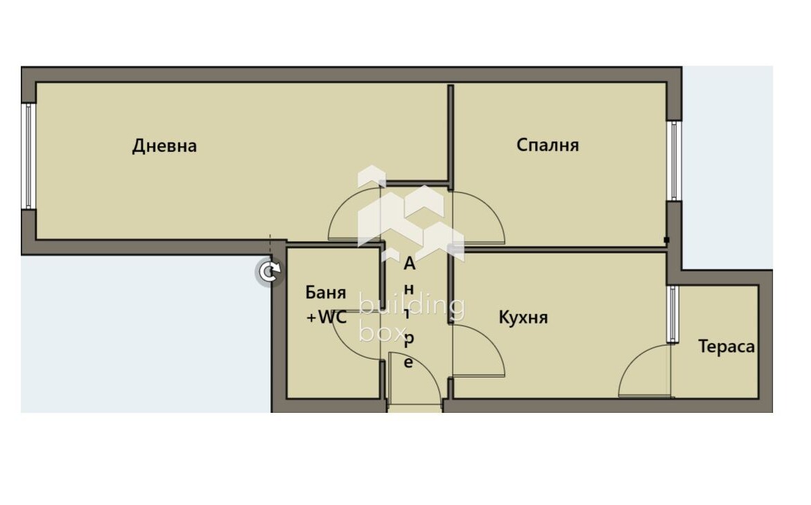 Продава се 2-стаен апартамент - Център - Обзаведен ! - 0