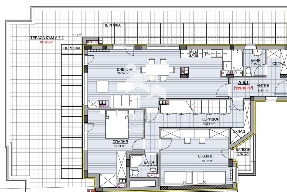 Многостаен мезонет в кв. Красно село - 0