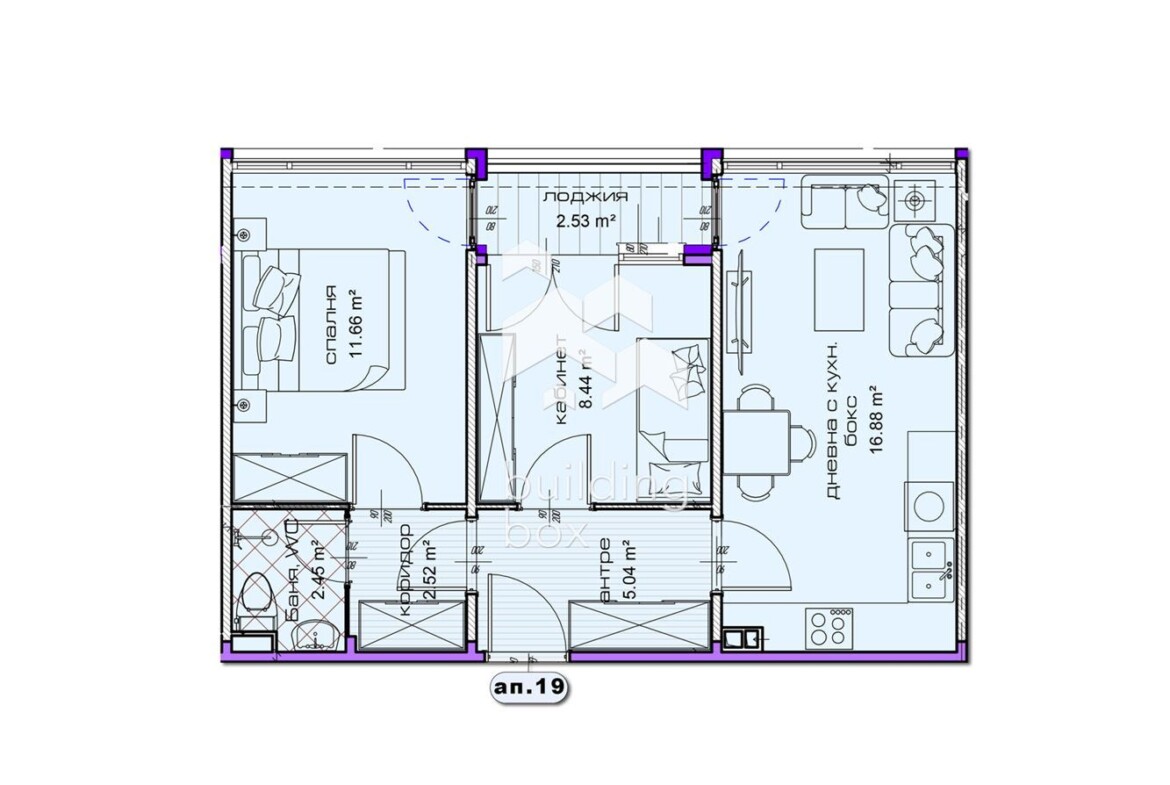Tристаен апартамент в новострояща се сграда в град Шумен - 0