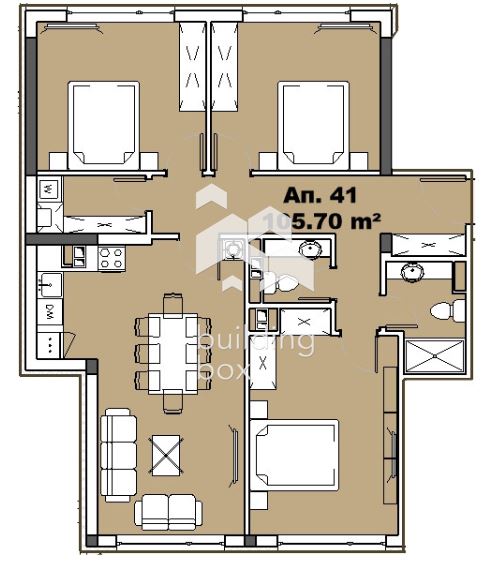 Четиристаен апартамент в кв. Карпузица - 0