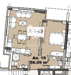 Двустаен апартамент в ж.к. Гърдова Глава - 0