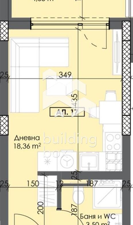 Едностаен апартамент пред АКТ 14 - кв. "Тракия" - 0