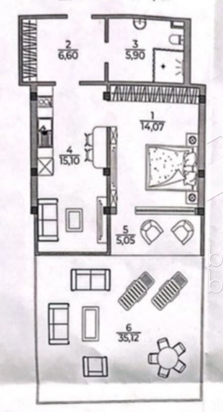 Двустаен апартамент в комплекс Forest Club Kabakum - 0