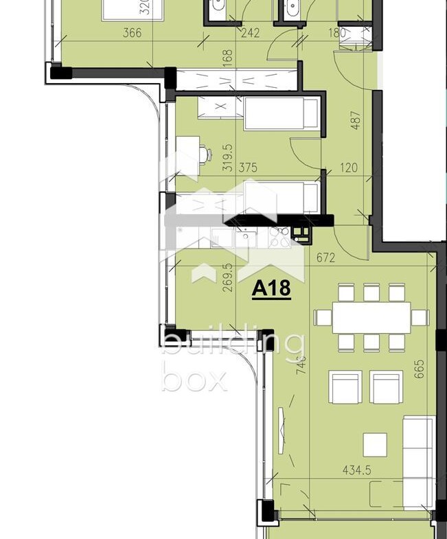 Апартамент с две спални - кв. Кършияка - 0