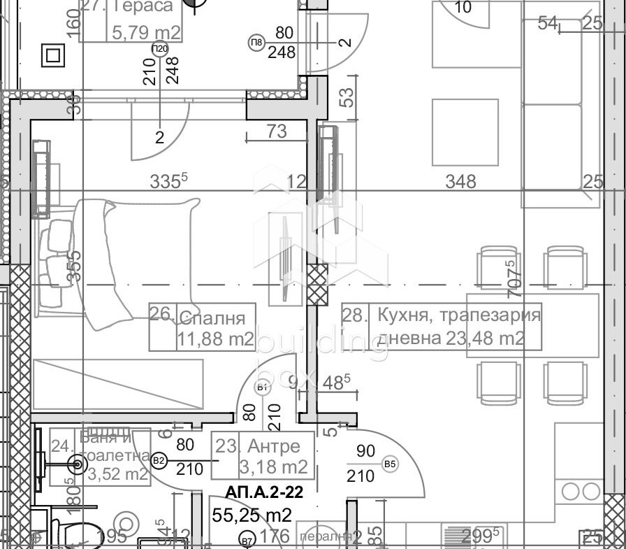 Двустаен апартамент в нова модерна сграда - 0