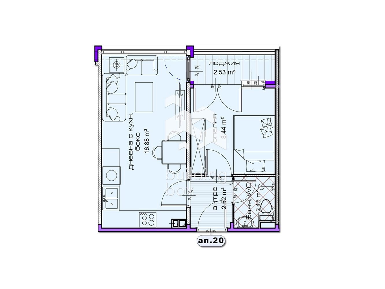 2-стаен - Шумен, Добруджански - 0