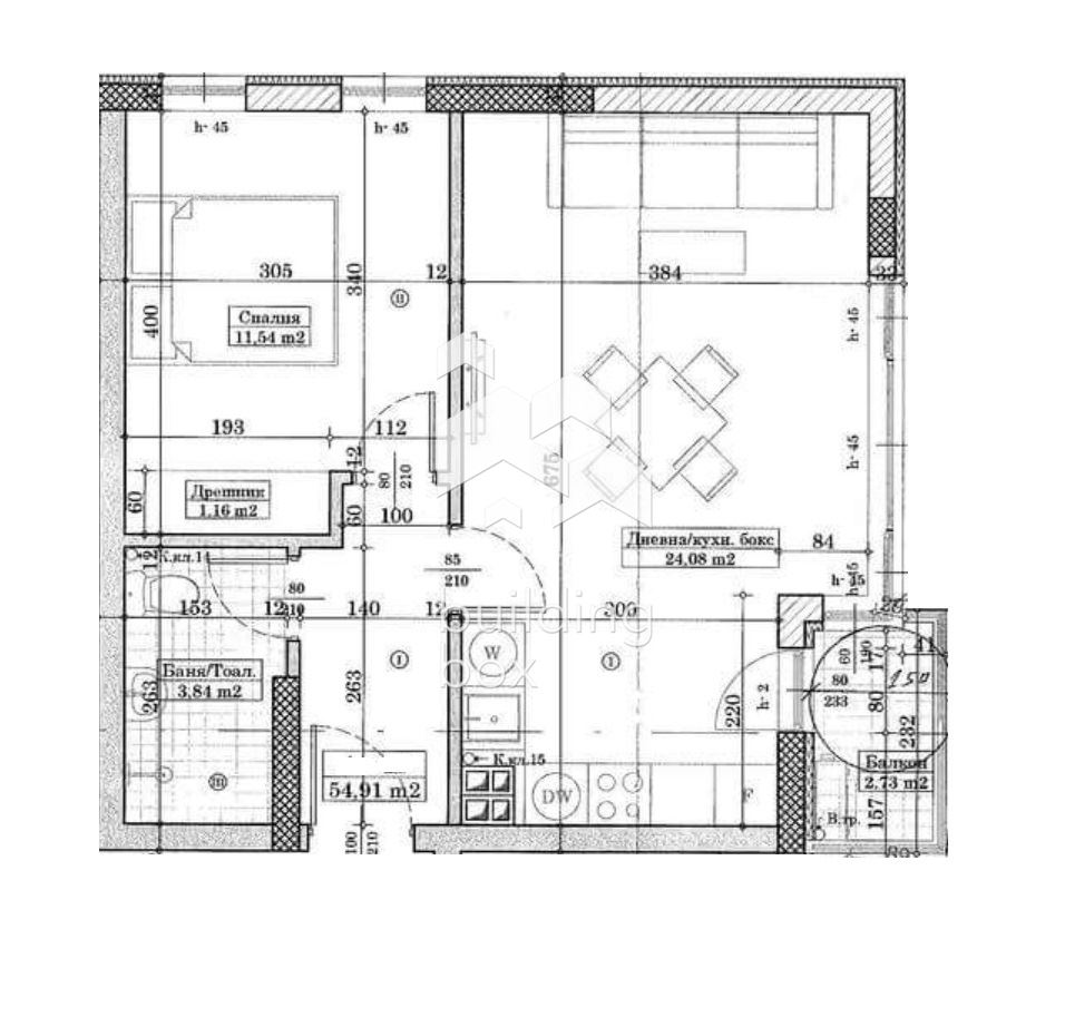 Двустаен апартамент в нова сграда до УМБАЛ Св.Марина