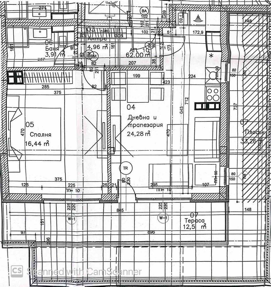 Двустаен апартамент - кв. Коматево - 0