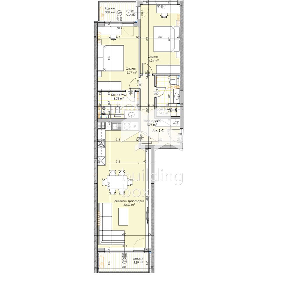 Тристаен апартамент - кв. Кършияка - 0