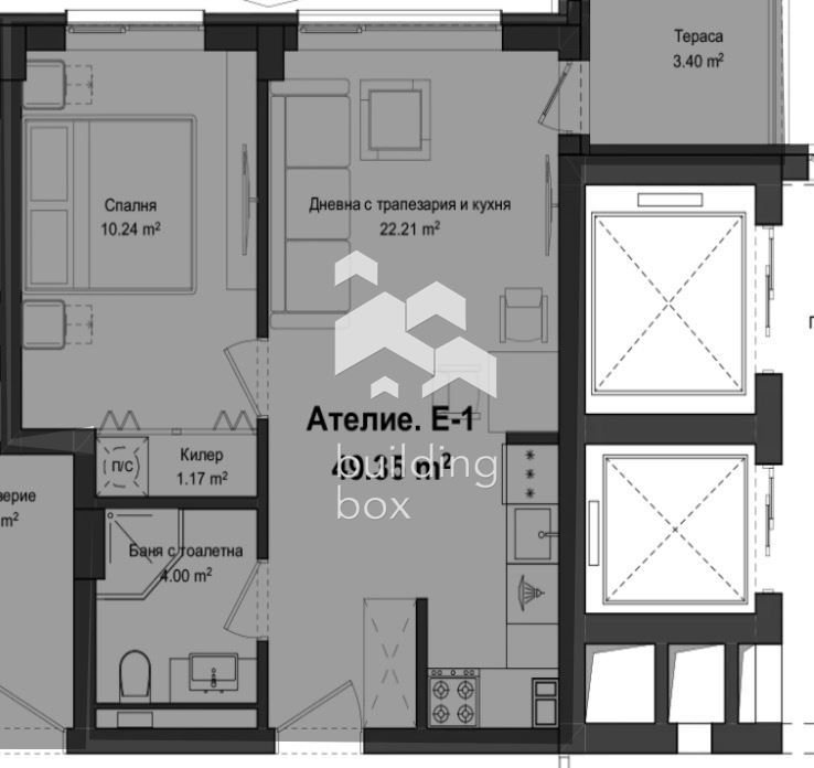 Ателие - кв. "Гагарин" - 0