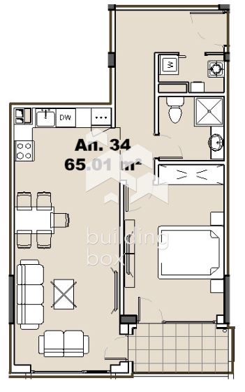 Двустаен апартамент в кв. Карпузица - 0