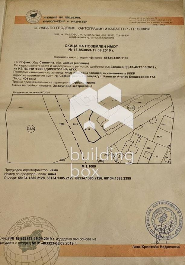 Продава парцел в жк. Надежда