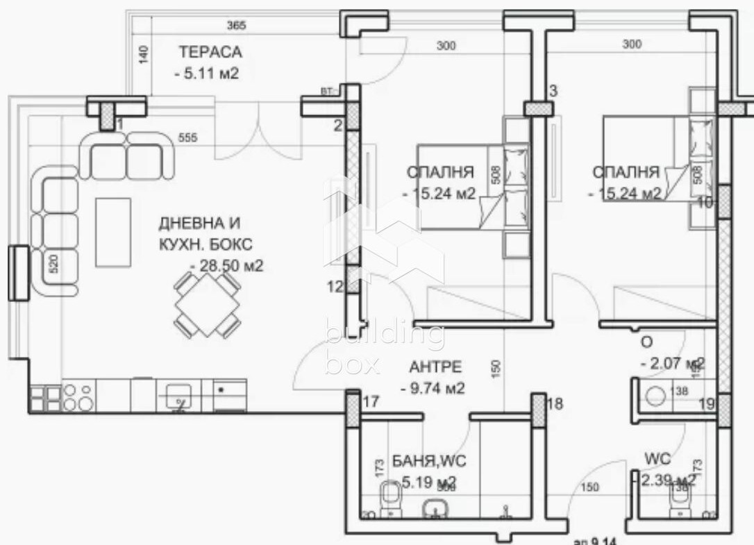 Тристаен апартамент - кв. Младежки хълм - 0