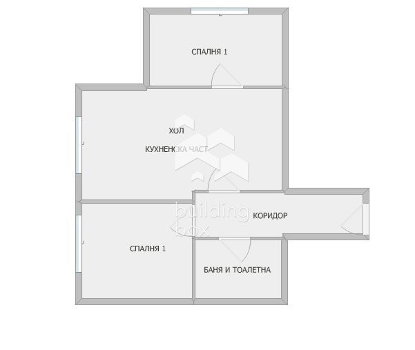 Тристаен преустроен от двустаен апартамент срещу х.Санкт Петербург - 0