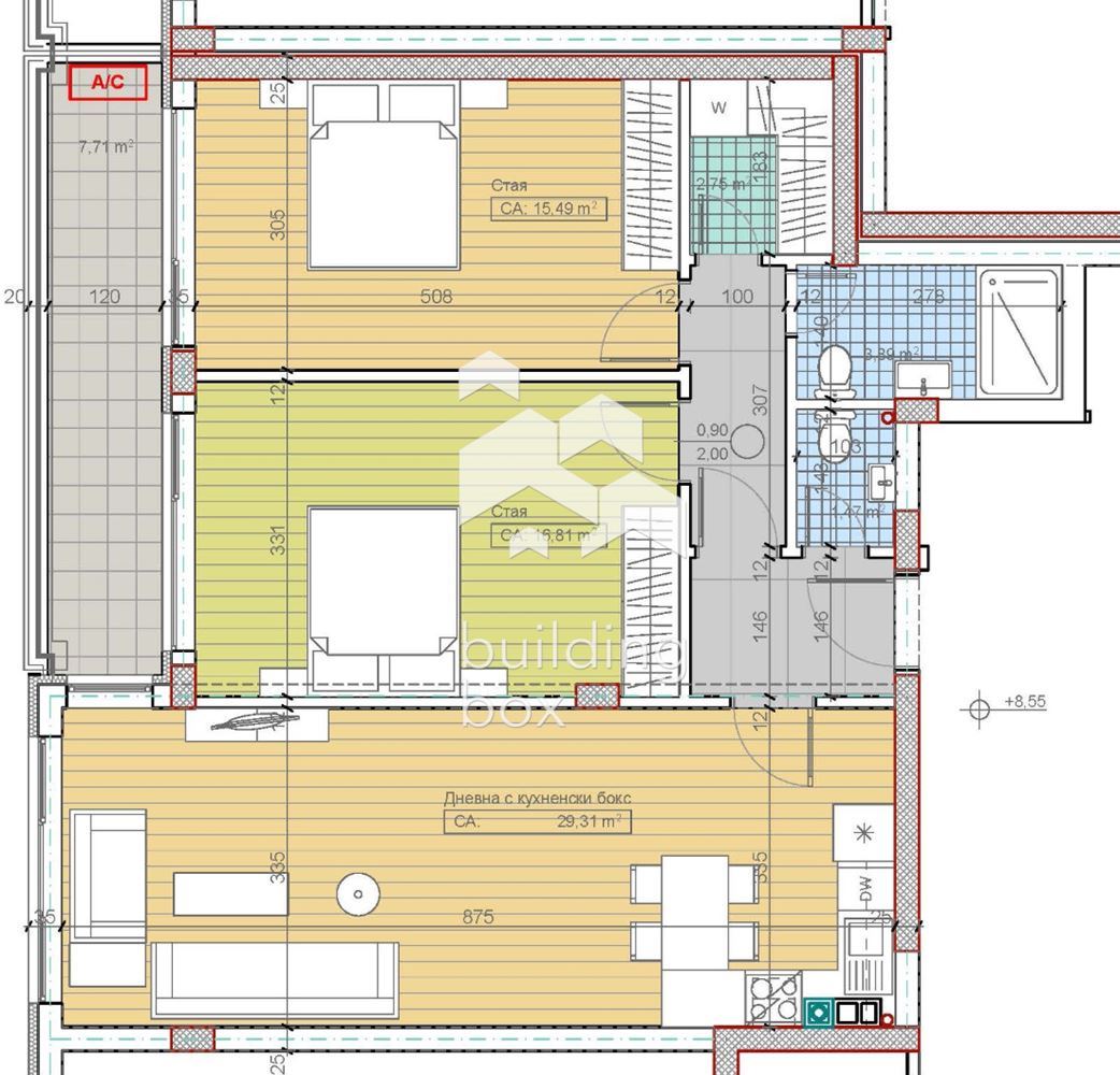 Тристаен апартамент м-т Гърдова глава, кв. Бояна - 0