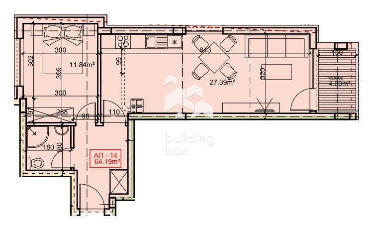 Двустаен апартамент, квартал Левски - 0