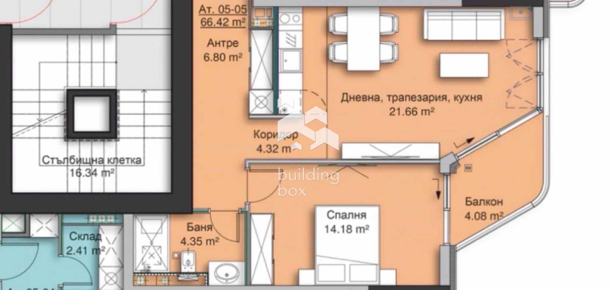 Продава двустаен апартамент в кв. Кръстова вада - 0