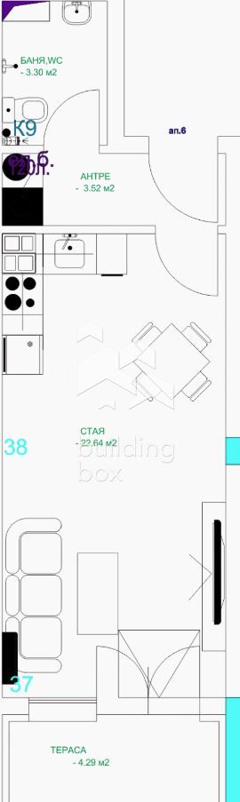 Едностаен апартамент – гр. Пловдив
