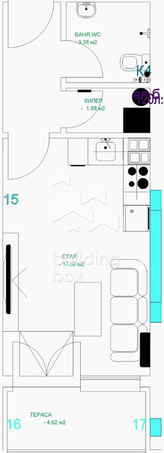 Едностаен апартамент – гр. Пловдив