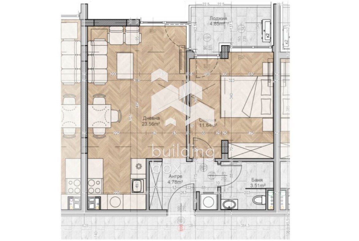 Двустаен в Люлин 4 - 0
