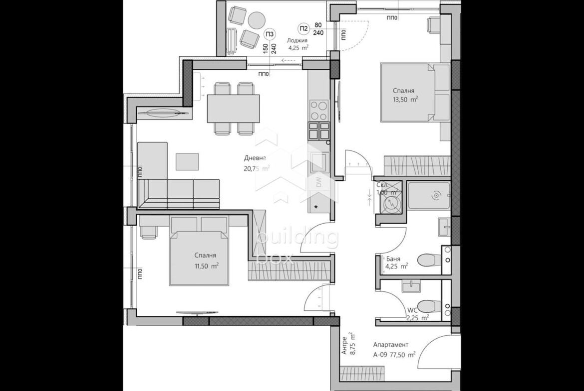 Южен, светъл, просторен тристаен апартамент - в кв. Хр. Смирненски - 0