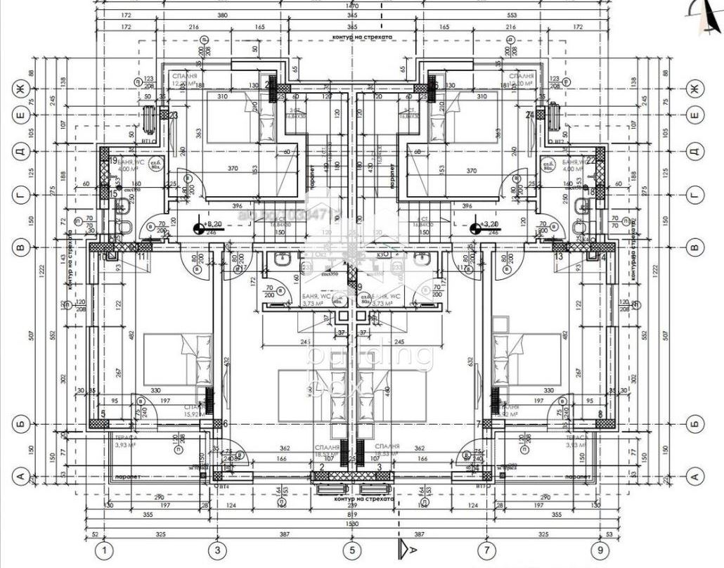Двуетажна къща - гр. Пловдив - 0