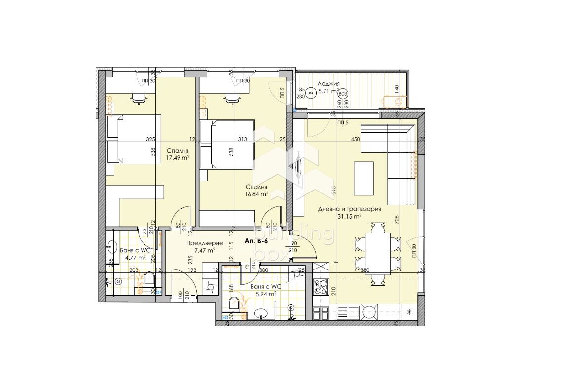 Тристаен апартамент - кв. Кършияка - 0
