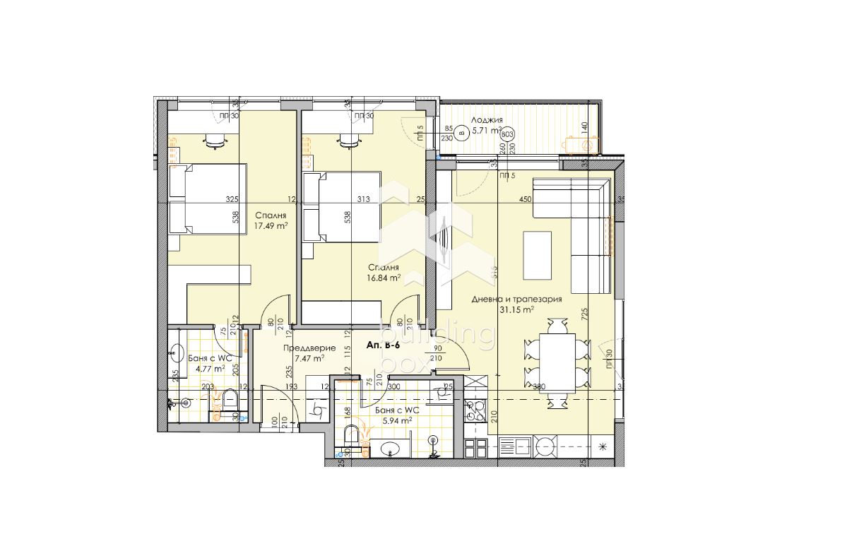 Тристаен апартамент - кв. Кършияка - 0