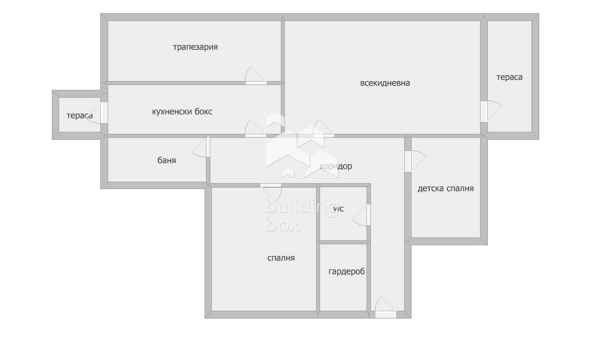 Просторен тристаен панел - кв. "Южен" - 0