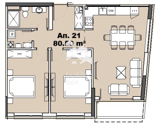 Тристаен апартамент в ж.к. Княжево - 0