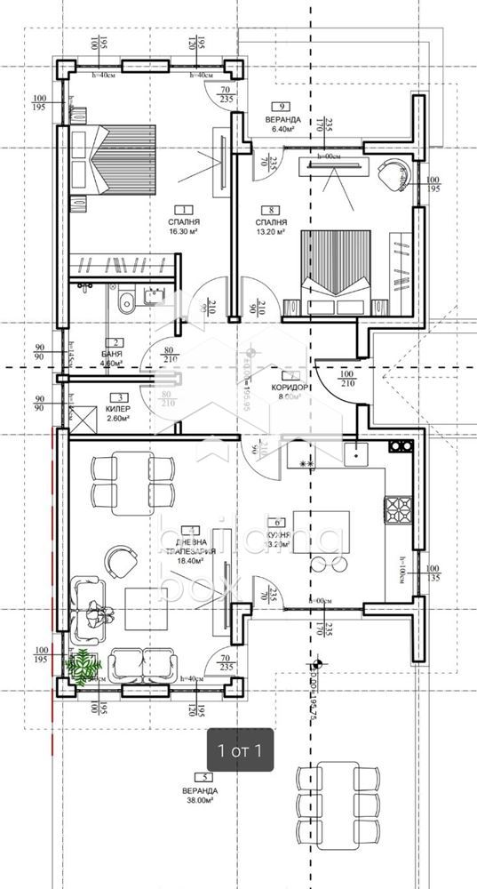 Едноетажна къща - с. Ягодово - 0