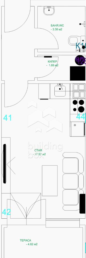 Едностаен апартамент – кв. Младежки хълм