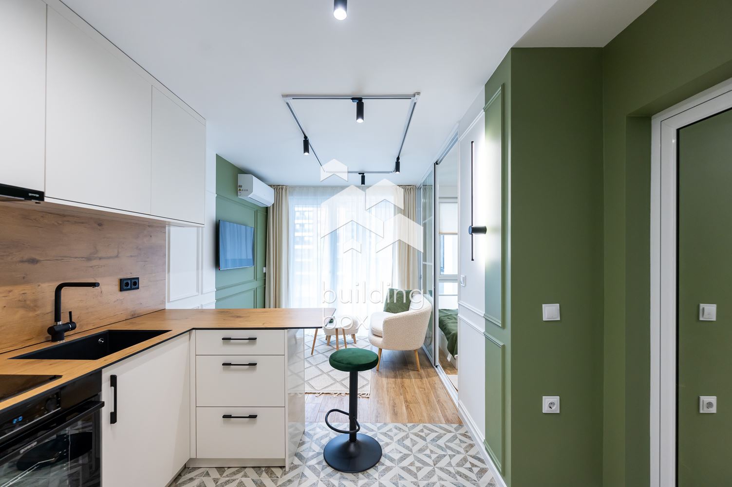 Едностаен обзаведен апартамент - кв. "Христо Смирненски" - 0