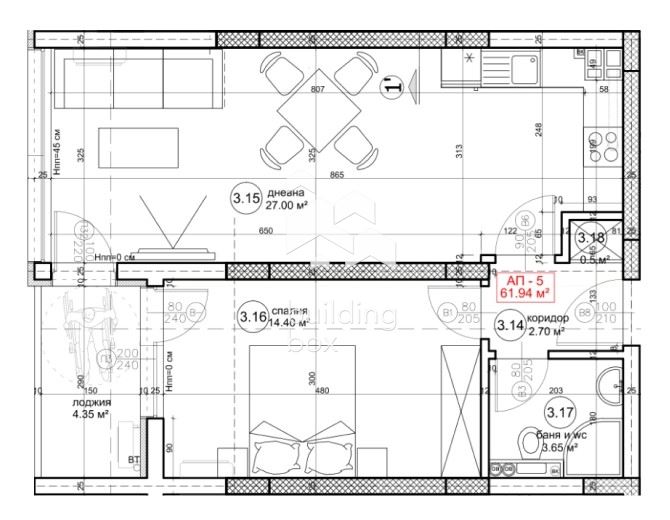 ДВУСТАЕН апартамент в новострояща се сграда до парк Възраждане - 0